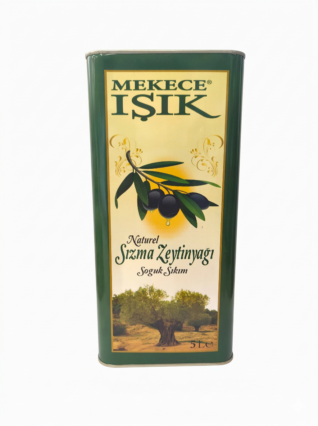 Soğuk Sıkım Natürel Sızma Zeytinyağı - 5 Litre