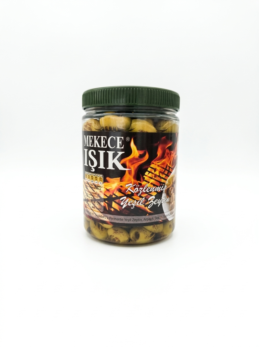 Mekece Işık közlenmiş yeşil zeytin 650g