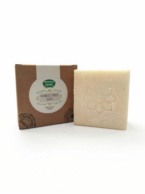 Eşek Sütlü Sabun %100 El Yapımı 120g – Mekece Işık | Caustic Free
