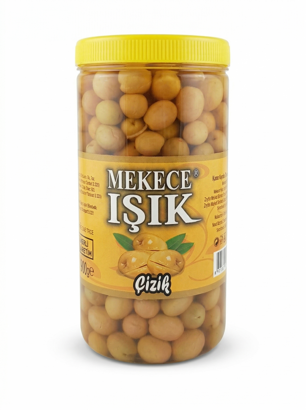 Mekece Işık yeşil çizik zeytin 1000g