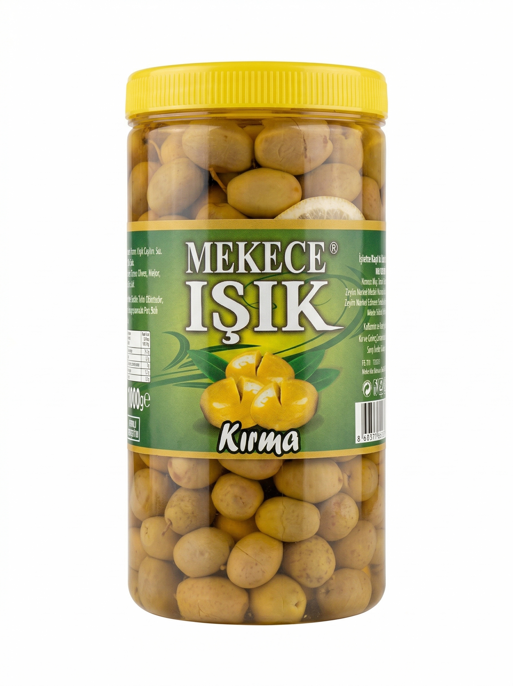 Mekece Işık yeşil kırma zeytin 1000g