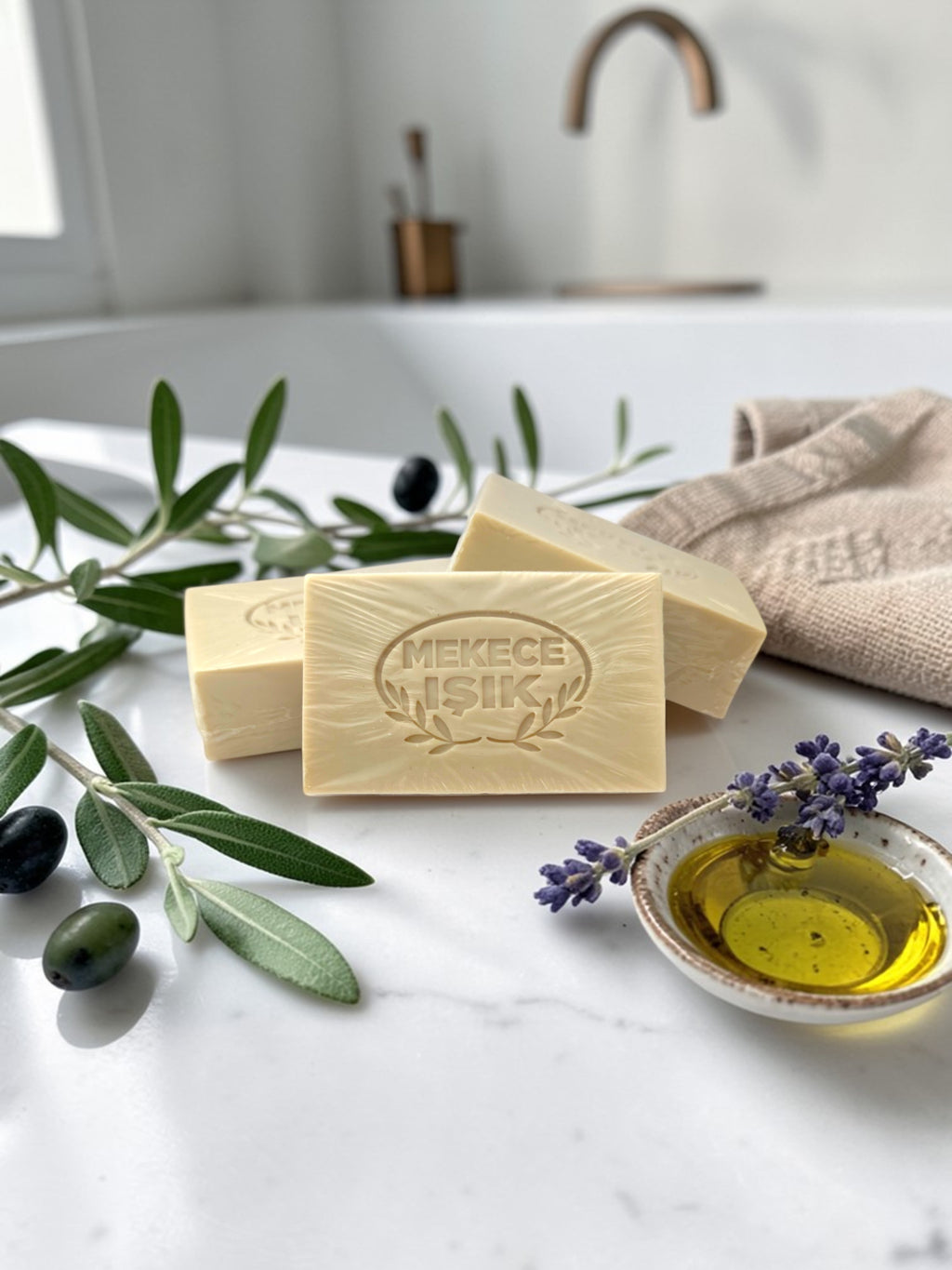 Mekece Işık doğal zeytinyağı sabunu 120g