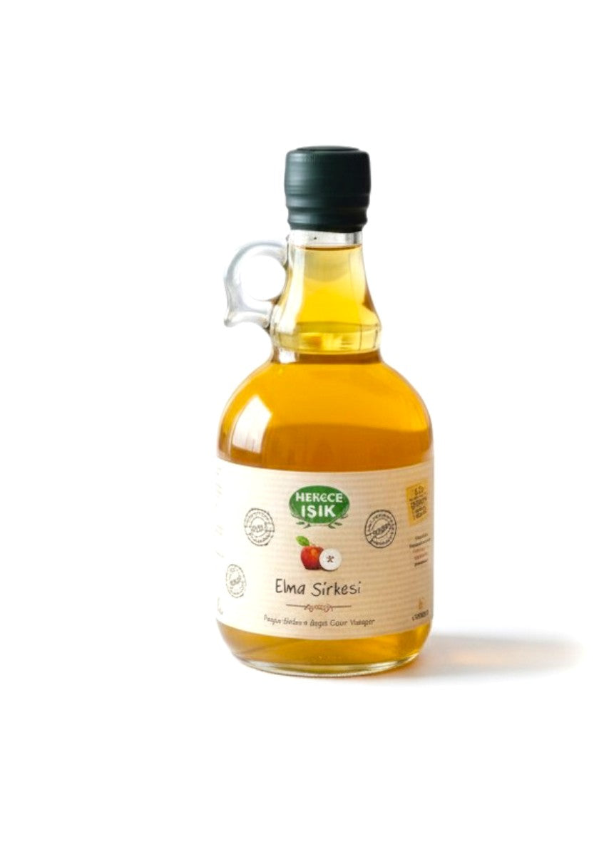 Mekece Işık doğal elma sirkesi 500ml cam şişe