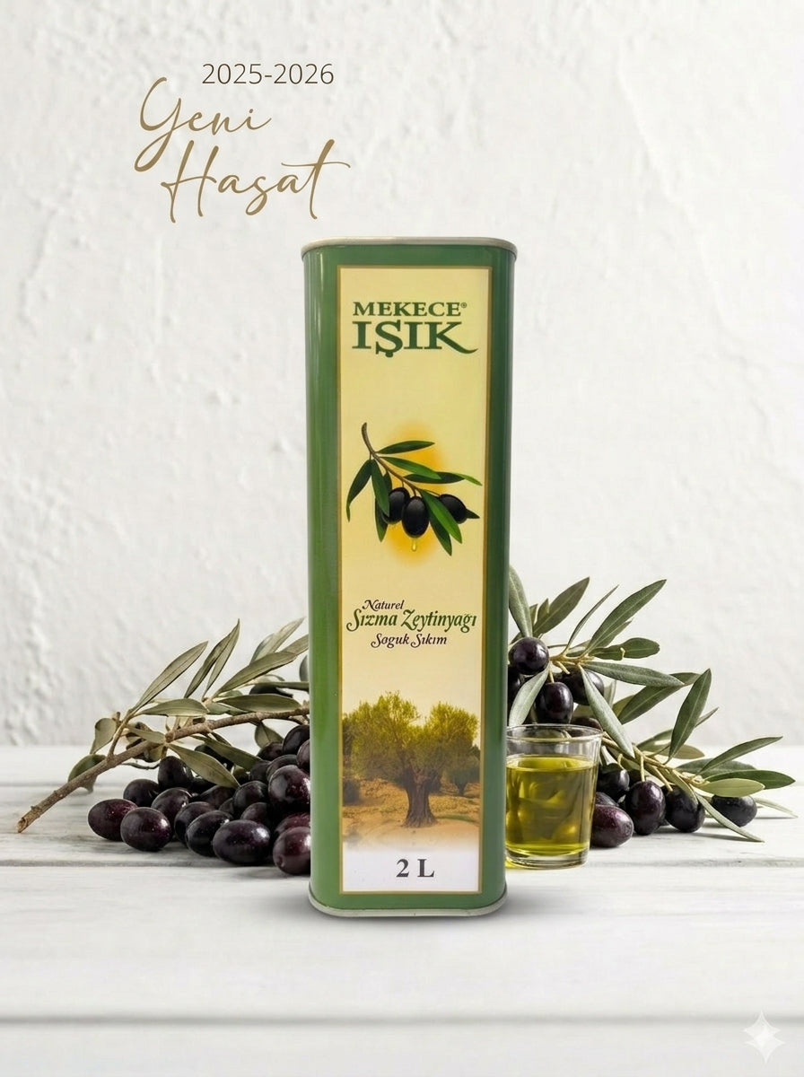 Soğuk Sıkım Natürel Sızma Zeytinyağı - 2 Litre