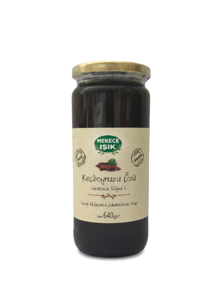 Mekece Işık doğal keçiboynuzu özü 640g cam kavanoz