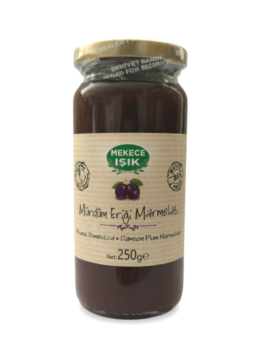 Mekece Işık doğal mürdüm eriği marmelatı 250g cam kavanoz